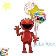 芝麻街Elmo and friends 鋁膜氣球美國正版氣球 未充氣