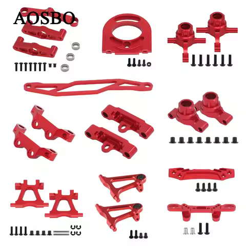 Tamiya TT02 Full Set Metal Upgrade Parts Kit Steering Cup Diff Cup Steering Assembly for Tamiya TT02