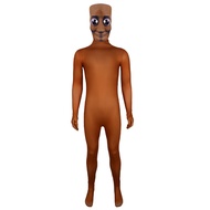 ฮาโลวีน Tung Tung Tung Sahur Party คอสเพลย์เครื่องแต่งกายผู้ใหญ่เด็กอะนิเมะ Jumpsuit บอดี้สูทชุดแฟนซ