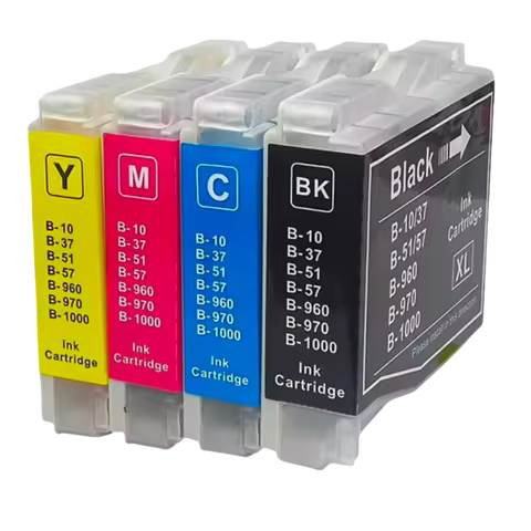 LC10 LC37 LC51 LC57 LC960 LC970 LC1000 Ink Cartridge for Brother DCP 130C 330C 350C 540CN 560CN 750 