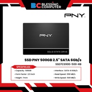 SSD PNY 500GB 2.5" SATA 6Gb/s SSD7CS900-500-RB