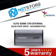 ADATA ELITE SE880 1TB EXTERNAL SOLID STATE DRIVE - AELISE8801TCGY