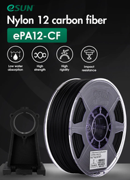 Nhựa in 3d nylon carbon ESUN PA12-CF màu Black 1kg/Cuộn