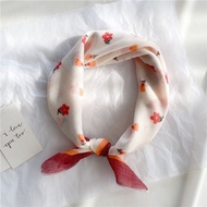 Cfnbharvest Cotton Linen Square Scarf Square Thin Style Spring 56x56 Air Conditioning Room Protect C