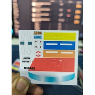 Pre-cut Super Bdaman Eunit Mirage decal sticker
