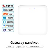 Tuya สมาร์ทหลายโหมดเกตเวย์ ZigBee WiFi Bluetooth Hub Bridge Smart Life APP ควบคุมเสียงทํางานร่วมกับ