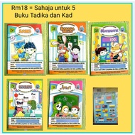 BUKU TADIKA BUKU KERJA PRASEKOLAH 6 TAHUN 4 + 1 BUKU JAWI FREE