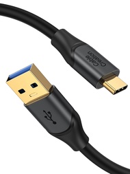 USB C Cable, Short 0.5m, USB to Type C Cable Data Transfer Cable 3.2 Gen2 10Gbps USB A to C Data Cab