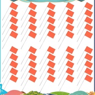 50Pack Marking Flags, Yard Flags 15x4x5Inch, Marker Flags, Lawn Flags Markers, Irrigation Flags, Lan