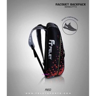 FELET DOUBLE BACKPACK Double Zip+ Shoe Compartment +Side Zip Bag (Original) BEG SUKAN BEG ATLET BEG 