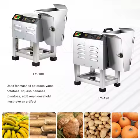Electric Ginger Puree Making Machine Grinding Garlic Machine Potato Vegetable Masher Machine