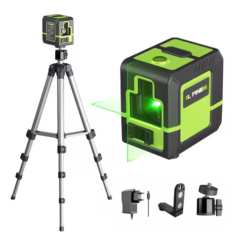 Lfine Laser Level 2 Lines Professional Level Laser Horizontal Vertical Nivel Laser Automatic 360° Se