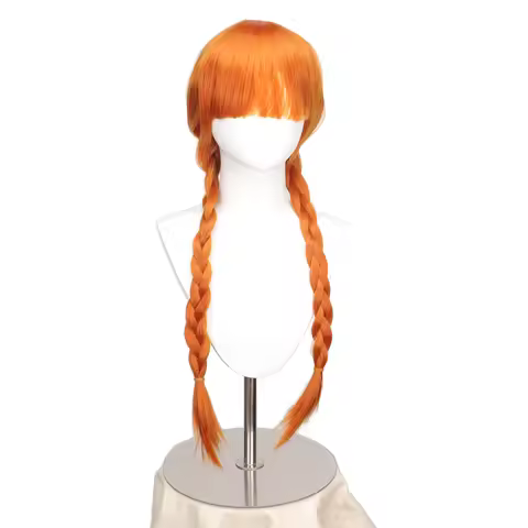 Wednesday Agnes Demille Wig Anime Women Halloween Cosplay Long Hair High Heat Resistant Wigs