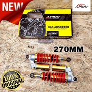 APIDO Absorber 270mm Gas Tank Adjustable Yamaha SRL Z SRL115 SRL115 Fi Y110 Y100 SS KRISS Monoshock 