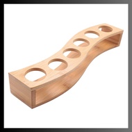 Shot Glass Holder Set-1Oz/30Ml Shot Glass Set Bamboo Shot Glass Holder, 6Pcs Shot Glass Set, Perfect