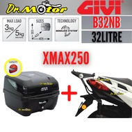 XMAX250 X MAX 250 XMAX X-MAX GIVI SRV SPECIAL MONORACK MONO RACK J TAPAK REAR BOX KOTAK BAGASI RAK B