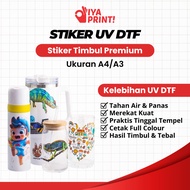 UV DTF STICKER | Embossed stickers | DTF UV Sticker Printing