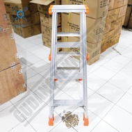 (XENON A 4S) Tangga Lipat Aluminium Tipe A Double XENON Tangga Lipat Alumunium 4S 1,2Meter A Type Ladder 4 Steps
