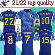 in stock 2022 Japan Football Jersey Home Blue World Cup 2021 2022 Japan Anime Jersey Japan Home Foot