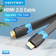 Vention HDMI 2.0 Cable HDMI to HDMI Flat Cable 4K 60Hz 3D 60FPS for Smart TV Laptop PC Nintendo Swit