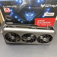 Sapphire  NITRO+ AMD Radeon RX 7900 ХТХ  Vapor-X 24GB ( 原廠保養2028年 原裝盒 / 單據 ) 100%work 全正常 ( 地鐵站交收 ) 