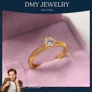 DMY Jewelry ทองแท้หลุดจำนำ/แหวน คู่ กับ แฟน/เครื่องประดับเพชร/แหวนคู่/แหวนทองแท้/แหวนแฟชั่น/แหวนผู้หญิง/แหวนทองไม่ลอก24k/แหวน เท่ๆ ผู้ชาย