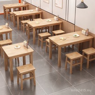 Whole Snack Bar Table Chair Fast Food Cafeteria j Noodle Combination Commercial Table Square Stool D