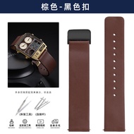 สายนาฬิกาหนังแท้ Nexuiz สำหรับ Casio AE1200 AE1300 1500 W-218H สายนาฬิกาหนังแท้แบบปรับแต่งได้ สายนาฬ