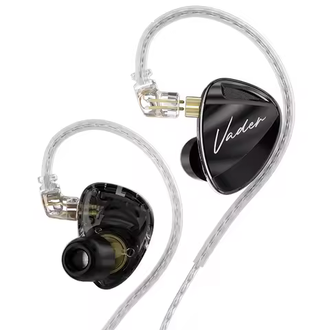 KZ Vader Triple-Driver Dynamic In Ear Earphones HIFI Bass Sport Earbud Noise Cancelling Headsets