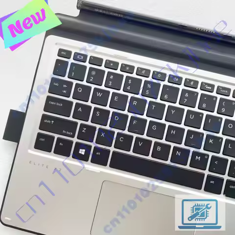 +++ 911747-001 NEW for HP Elite x2 1012 G2 travel tablet PC laptop US keyboard touchpad