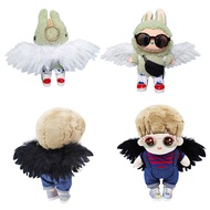 ตุ๊กตาน่ารักปีกนางฟ้าสำหรับ Labubu Macaron และ15/20ซม. ตุ๊กตาผ้าตุ๊กตา &amp; UpsetDUCK และ1/3 1/4 1/6ตุ๊กตา BJD