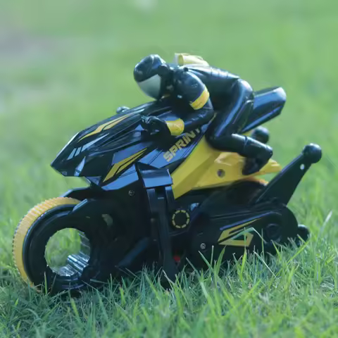 Y09 High Speed Remote Control Stunt Motorcycle - 360° Rotation Drift RC Motorbike with 2.4GHz, 45min