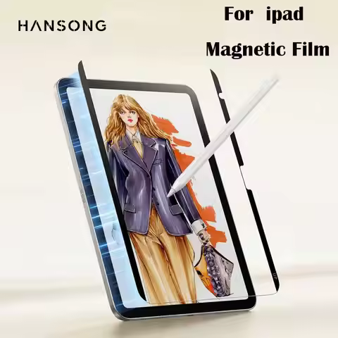 Magnetic Screen Film For iPad Air 11 13 M2 M3 Pro 11 13 M4 iPad 10.2 7/8/9th iPad 10th Gen A16 Pro 1