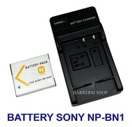 NP-BN1 \ BN1 แบตเตอรี่ \ แท่นชาร์จ \ แบตเตอรี่พร้อมแท่นชาร์จสำหรับกล้องโซนี่ Battery \ Charger \ Bat
