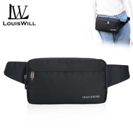 LouisWill waist pouch for men Sports Waist Pack Bag Pouches Waist Belts Bag Cross Body Bag Chest Bag