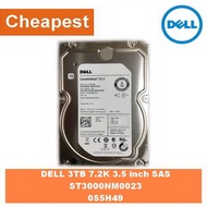 DELL 3TB 7.2K 3.5 inch SAS hard drive ST3000NM0023 055H49