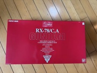 1 / 60 gundam RX-78 / C.A casval ' s gundam ( PG ) EXTRA 饰面 ver. C3 2002限量