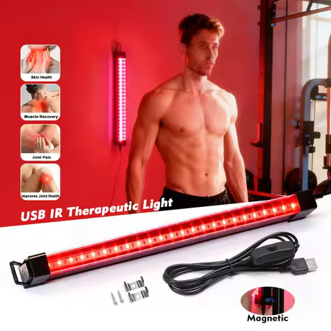 LED Red Light T8 Tube USB 5V LED Lamp For Full Body Face Near Infrared Light T8 LED Lamp Beauty Heal