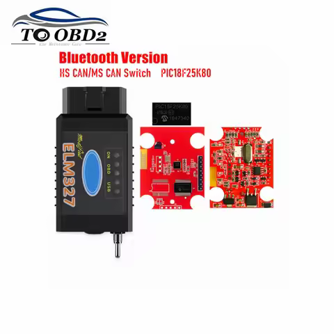 NEW Top Quality OBD2 Resource ELM327 WIFI/BT V1.5 Chip PIC18F25K80 FORSCAN for Ford Coding ELM 327 H