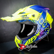 CROSS HELMET JPX FOX1 X23 PEPSI BLUE GLOSS | ORIGINAL FOX1 TRAIL MOTOCROSS
