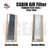 FERRARI F430 2005 / F360 1999 Cabin Air Filter • Penapis Udara Kabin Kendaraan White & Black