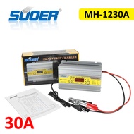 SUOER เครื่องชาร์จแบตเตอรี่ MH-12V 10A 20A 30A 40A Battery Charger รุ่นสลายซัลเฟต + ฟื้นฟูแบตเตอรี่ 