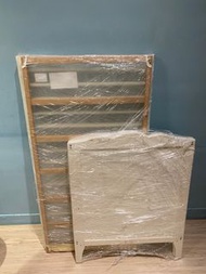 Ikea SMAGORA 嬰兒床、vyssa床墊、gökärt防尿床床墊、床套
