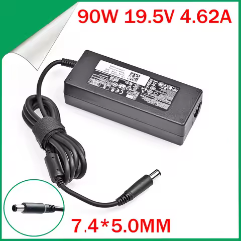 AC Adapter 19.5V 4.62A 90W 7.4*5.0mm AC Laptop Charger For Dell E4300 E5410 E6320 E6400 E6430 3521 P