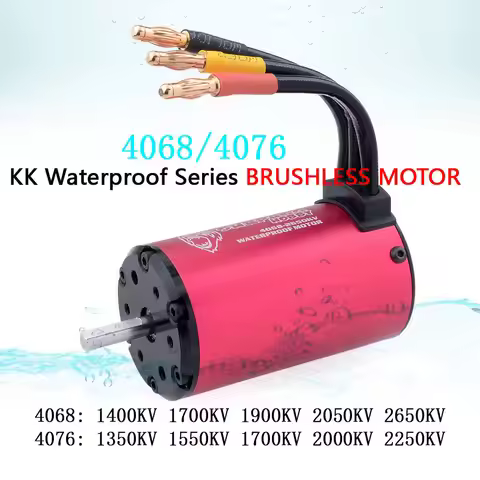 Surpass Hobby Waterproof KK 4068 4076 Brushless Motor for 1/8 RC Buggy Baja Car Drift Racing Off-Roa