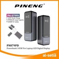 PINENG PN879PD 27000MAH CAPACITY POWERBANK 145W QUICK CHARGE FOR LAPTOP LED DIGITAL DISPLAY