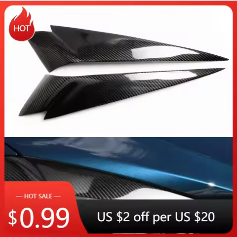 Headlight Eyelid Headlamp Eyebrow For BMW X1 E84 25i 28i 35i xDrive 2009-2015 Carbon Fiber Front Hea