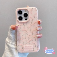Ins Style Pink Flowers Phone Case For Xiaomi 15T 11T Pro Poco C75 C71 C65 C61 C51 C50 F8 M7 M6 Plus 