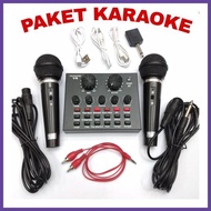 ALAT KARAOKE KLUARGA DI RUMAH SOUNDCARD BLUETOOTH AUDIO USB EXTERNAL - SM SOUND