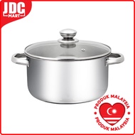 [MURAH] JDC Stainless Steel Saucepot Can Use 4 Induction Cooker/Periuk Keluli Tahan Karat Boleh Guna Utk Dapur Elektrik